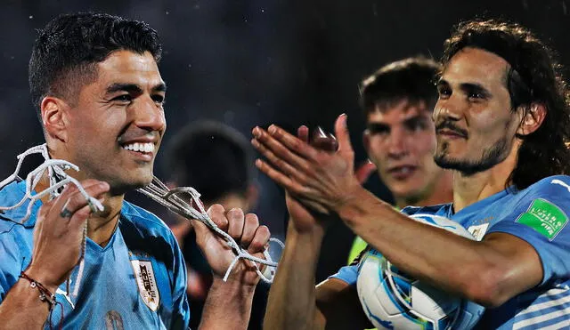 Suárez y Cavani ganaron la Copa América Argentina 2011. Foto: composición AFP