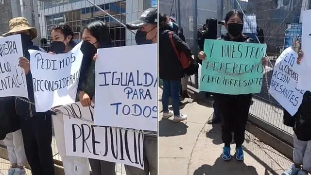 Un ingresante señaló que no hicieron fraude y que la decisión del ente universitario respondería a presión social. Foto: composición LR/ captura de video Radio Onda Azul