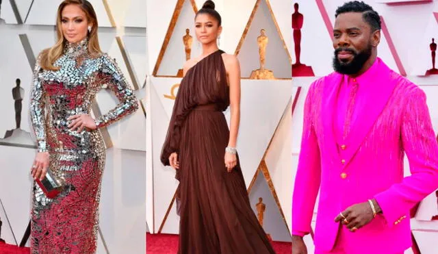 Actores y actrices deslumbraron con sus trajes en la alfombra roja de los Premios Oscar. Foto: composición MTV/Zendaya/Domingo Colman/Instagram
