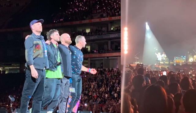 Coldplay cantó en Monterrey e hizo un pedido de desconexión digital durante concierto. Foto: capturas de Twitter