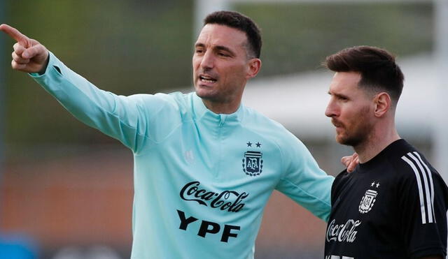 Lionel Scaloni logró la Copa América en el 2021 de la mano de Lionel Messi. Foto: selección argentina