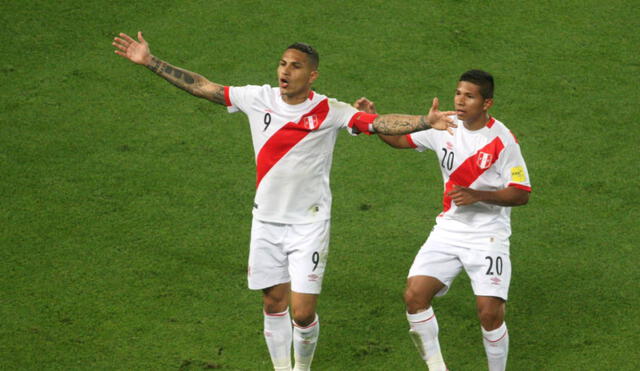 Paolo Guerrero anotó el gol de Perú ante Colombia. Foto: Archivo