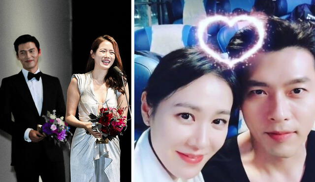 Hyun Bin y Son Ye Jin: un recuento por sus interacciones en público antes de que se convirtieran en novios. Foto: composicion Naver/Instagram