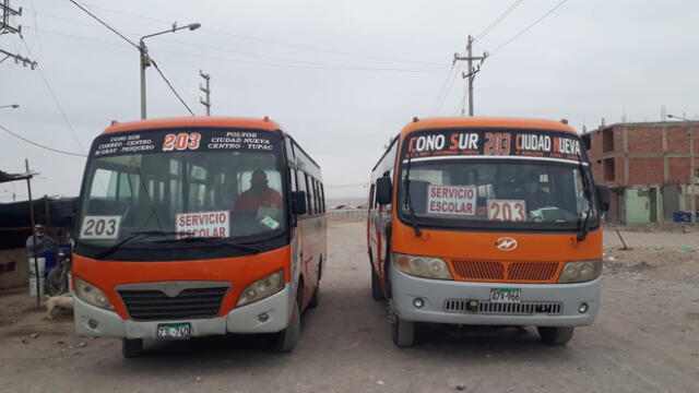 Diferentes rutas en Tacna brindarán servicio. Foto: Municipalidad de Tacna