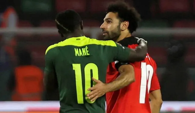 Sadio Mané ya le había ganado a Mohamed Salah en la final de la Copa Africana de Naciones. Foto: CAF