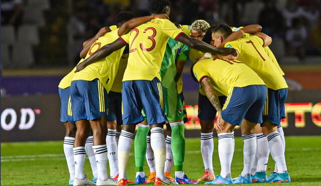 Colombia gana a Venezuela y sueña con el repechaje al Mundial Qatar 2022. Foto: @CONMEBOL
