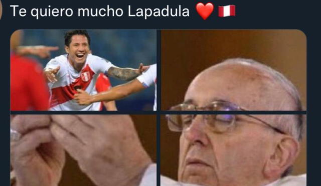 El italoperuano Gianluca Lapadula anotó el primer gol del Perú vs. Paraguay tras un pase sensacional de Christian Cueva. Foto: captura.