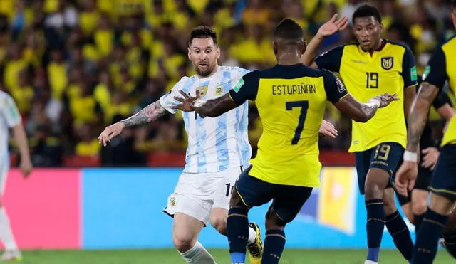 Argentina igualó 1-1 con Ecuador en Guayaquil. Foto: EFE.