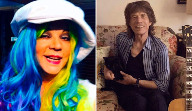 Yola Polastry conoció a Mick Jagger cuando este grababa para una película en 1981. Foto: composición Yola Polastry, Mick Jagger/Instagram.