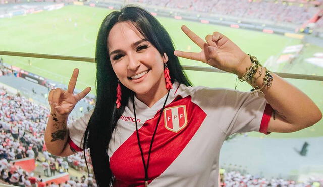 Daniela Darcourt se presentó en el Estadio Nacional para cautivar a la hinchada peruana con su talento. Foto: Daniela Darcourt/Instagram