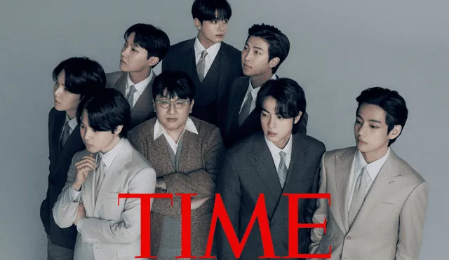 BTS y Bang PD tuvieron una entrevista con el medio TIME Magazine sobre el futuro de la música. Foto composición: TIME Magazine