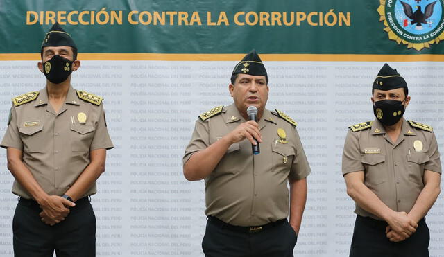 La Policía Anticorrupción dio detalles sobre el mega operativo del caso Puente Tarata de la región San Martín. Foto: John Reyes/La República