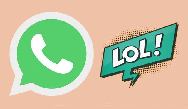 Los usuarios de WhatsApp suelen utilizar esta combinación de letras cuando un amigo les envía un meme. Foto: composición LR