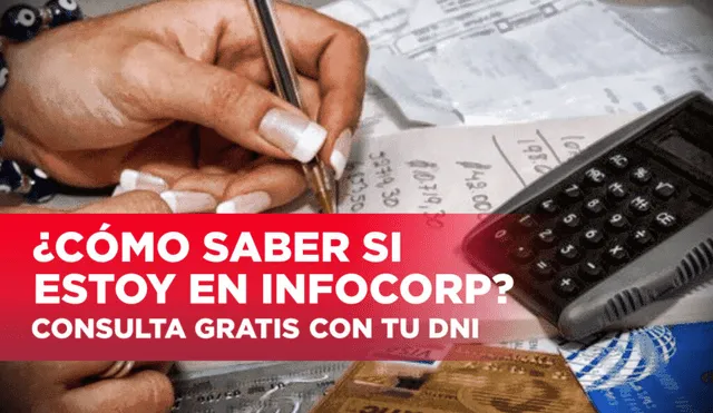 Consulta tu reporte de deudas en Infocorp y solo con tu DNI. Foto: composición/La República Consulta tu reporte de deudas en Infocorp y solo con tu DNI. Foto: composición/La República