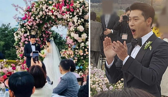 Hyun Bin y Son Ye Jin: la felicidad de la pareja de esposos en videos y fotos. Composición: vía Twitter/Instagram de invitados