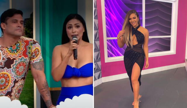 Tras las declaraciones de Christian Domínguez sobre Isabel Acevedo, Pamela Franco conversó con el cumbiambero. Foto: composición captura América TV/ Isabel Acevedo/Instagram