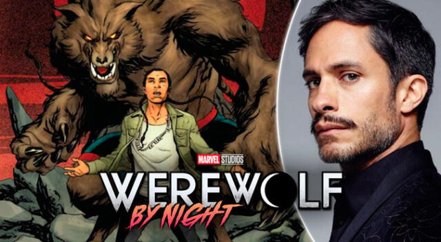 "Werewolf by night", el especial de Halloween de Marvel para Disney Plus ya habría empezado a filmarse con Gael García Bernal. Foto: Composición Marvel.
