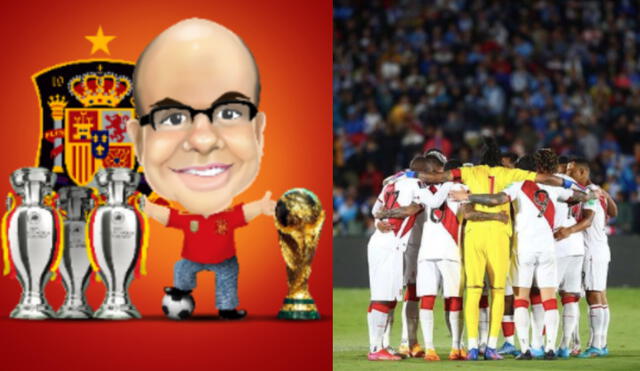 Mister Chip empezó a tuitear en agosto de 2009, previo al mundial de Sudáfrica 2010 que ganó el seleccionado de su país. El español es gustoso del juego del seleccionado peruano. Foto: composición LR/Twitter/FPF.