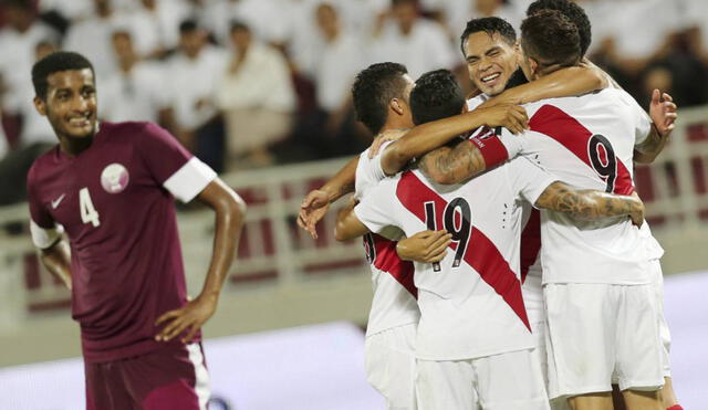 Perú se enfrentó a Qatar en el 2014. Los goles lo anotaron Callens y Guerrero. Foto: EFE