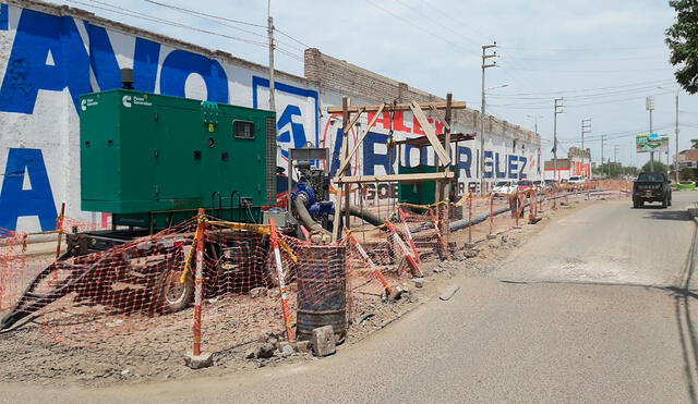 Obra ejecutada en el centro de Chiclayo fue observada por equipo de control. Foto: La República