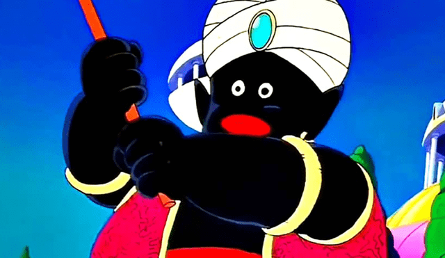 La particular apariencia del personaje de Mr. Popo en "Dragon Ball". Foto: Toei Animation