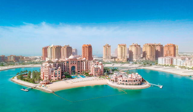 La isla artificial Qatar Pearl es uno de los más impresionantes atractivos turísticos del país. Foto: Visit Qatar
