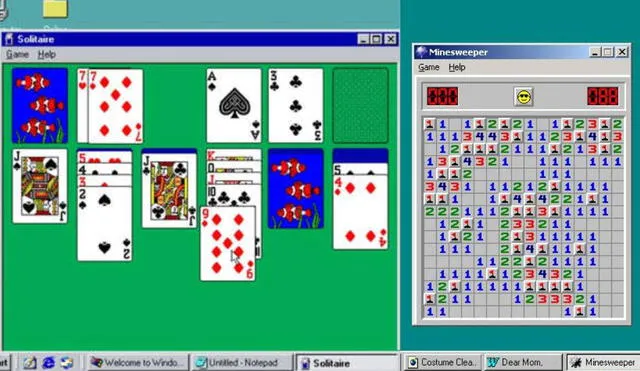 ¿Quién no tuvo un poco de curiosidad por estos simples pero emblemáticos juegos? ¿Sabías que la razón por la que Microsoft los colocó en Windows va más allá del simple entretenimiento? Foto: Composición LR