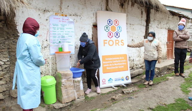 Buscan la prevención de contagios de COVID-19. Foto: CARE Perú