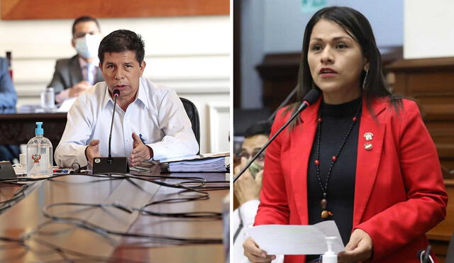 Congresista de Perú Libre pidió al presidente Castillo retractarse de sus afirmaciones sobre los manifestantes en paro. Foto: composición/ La República