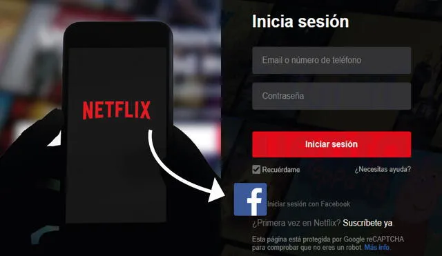 Los usuarios deberán usar otros métodos para iniciar sesión. Foto: composición LR/ Unsplash - captura Netflix