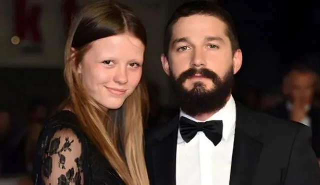 Shia LaBeouf y Mia Goth estuvieron casados por dos años. Foto: Shia LaBeouf/Instagram fans