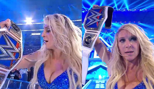 Frente a más 70.000 espectadores, Charlotte logró retener su título mundial. Foto: composición WWE