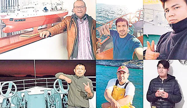 Peruanos. Entre los 24 tripulantes de la fatídica embarcación iban diez compatriotas. Foto: difusión