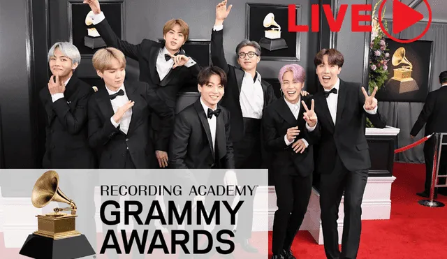 BTS sorprenderá a sus fans en los Grammys 2022. Foto composición: Vogue y Grammys Awards.