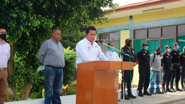 Director ejecutivo del Pejeza, Jesús Manuel Basilio Huallparuca se compromete a cerrar brechas contra la pobreza. Foto: Pejeza.