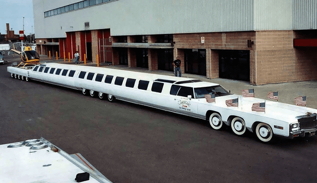 Es considerado el coche más largo del mundo y con varios lujos incluidos. Foto: American Dream
