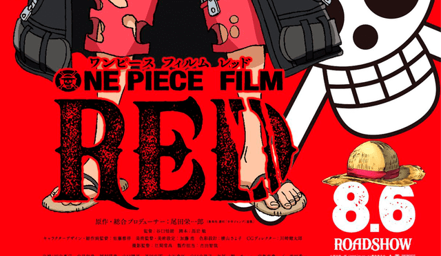 El nuevo visual de la película "One Piece Film Red". Foto: @OP_FIILMRED
