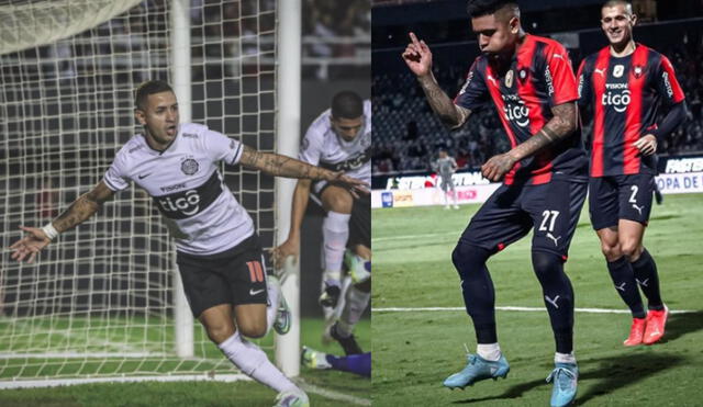En el Manuel Ferreira de Asunción, juegan desde las 5.15 p. m. (hora peruana) del martes 5 de abril Olimpia vs. Cerro Porteño. Foto: composición LR/Instagram de ambos clubes.