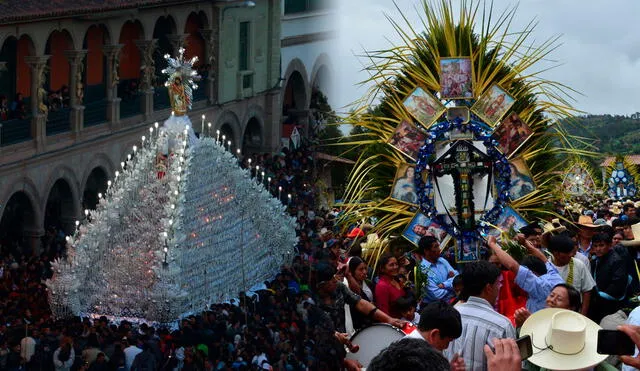 Ayacucho y Porcón son 2 de las localidades que viven la Semana Santa con más devoción. Foto: composición La República / Región Cajamarca