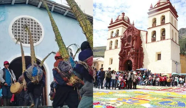 Varias celebraciones regionales de la Semana Santa en nuestro país han sido declaradas hasta el momento como Patrimonio Cultural de la Nación. Foto: composición LR/Andina