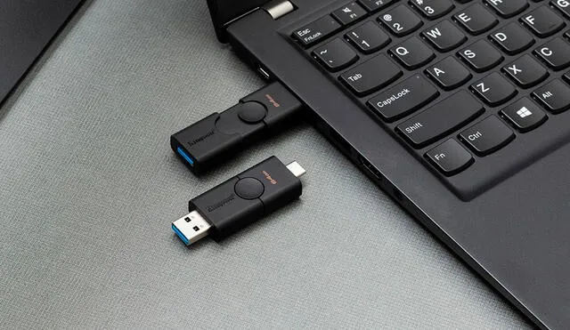 Tu USB está en formato FAT32, tienes que cambiarlo. Foto: Kingston