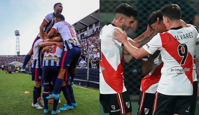 Este miércoles 6 de abril, desde las 7.00 p. m. (hora local) juegan Alianza Lima vs River Plate en el Nacional de Lima. Foto: composición LR / Instagram de los clubes