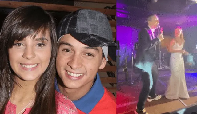 Sheryl Rubio cantó junto a Victor Drija el popular tema de la serie "Somos tú y yo". Foto: composición/difusión/Instagram