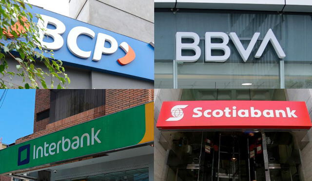 BCP, BBVA, Scotiabank, Interbank