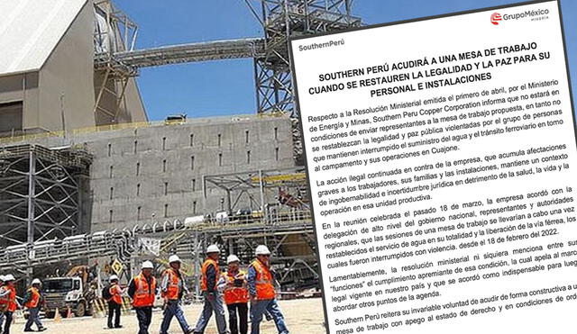 Southern Perú publicó comunicado este martes 5 de abril. Foto: La República/ Southern