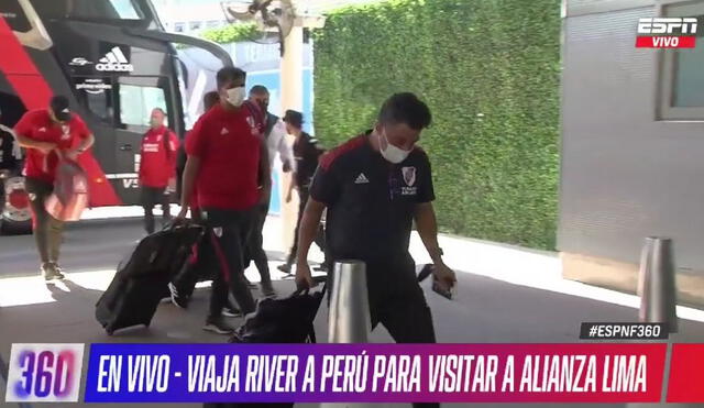 Marcelo Gallardo comanda la delegación de River rumbo a Lima. Foto: ESPN