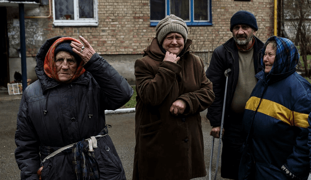 Las ejecuciones sumarias documentadas en base a entrevistas con testigos se produjeron el 4 de marzo en Bucha, al noroeste de la capital, y el 27 de febrero en el pueblo de Staryi Bykiv, en la región de Chernígov. Foto: AFP
