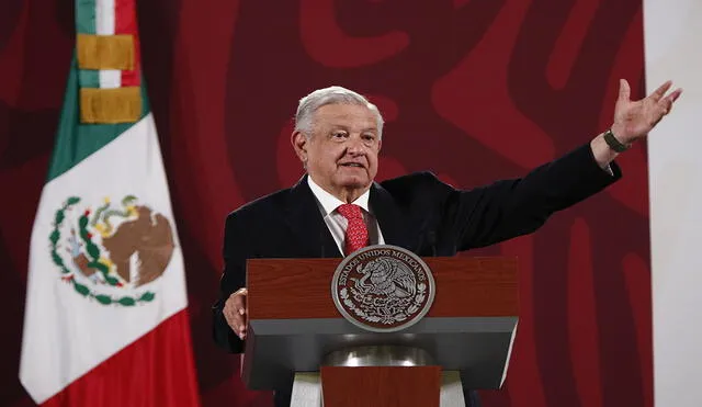 El presidente Andrés Manuel López Obrador se expresó en su conferencia de prensa diaria. Foto: EFE