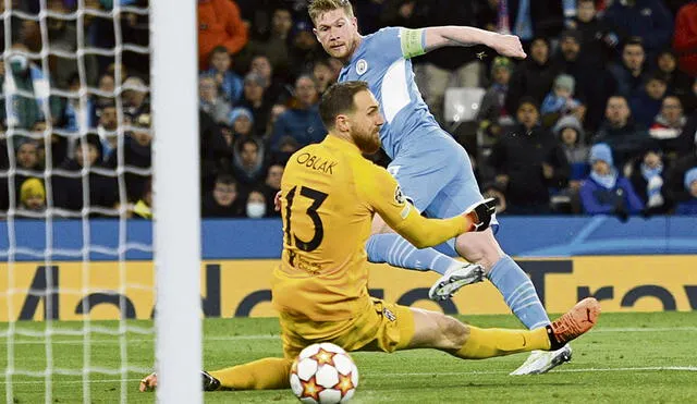 Decisivo. Kevin de Bruyne no anotaba en Champions League desde abril del 2021 (vs. PSG). Foto: difusión