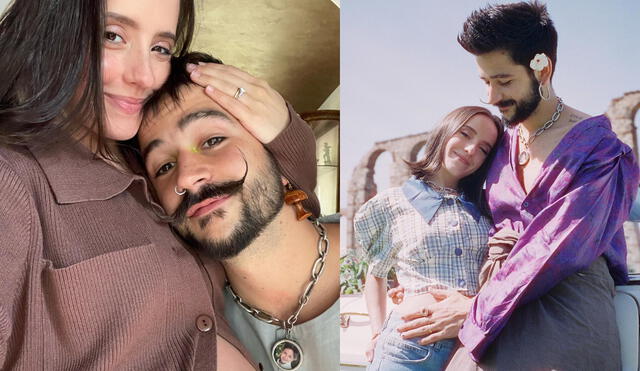 El cantante colombiano Camilo y su pareja, la productor Evaluna, le dieron la bienvenida a su primer hijo. Foto: composición/Instagram/Evaluna Montaner